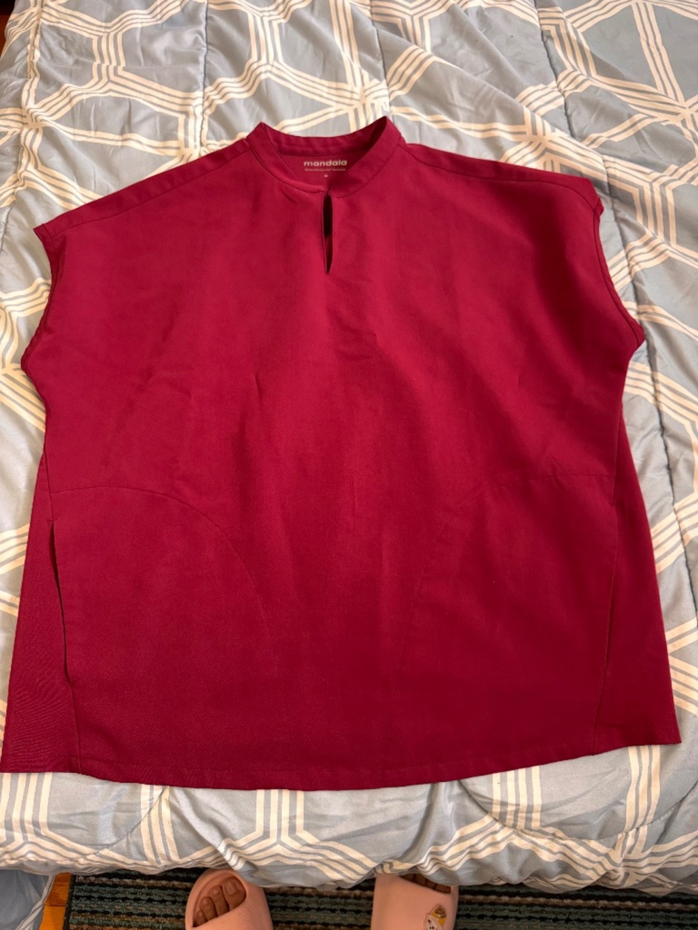 Mandala Scrub top